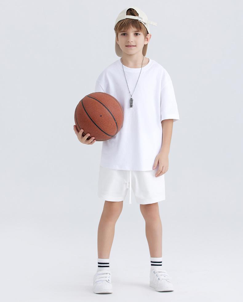 Youth Daily Wear T-Shirt 250G A-Class 100% Cotton, Soft & Safe for School & Play, Ages 6-12, Unisex Fit