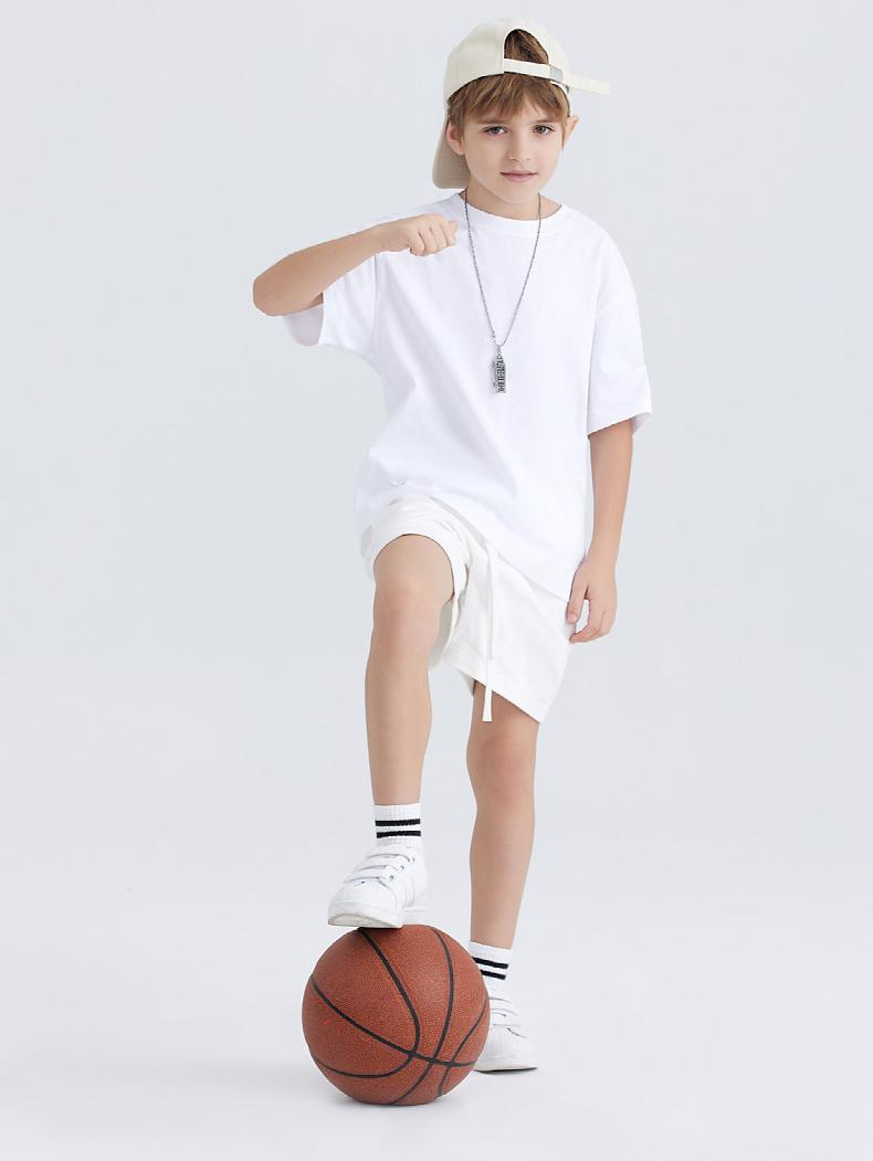 Youth Daily Wear T-Shirt 250G  A-Class 100% Cotton, Soft & Safe for School & Play, Ages 6-12, Unisex Fit